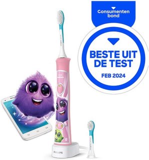 Philips Sonicare For Kids HX6352/42 Elektrische tandenborstel Roze