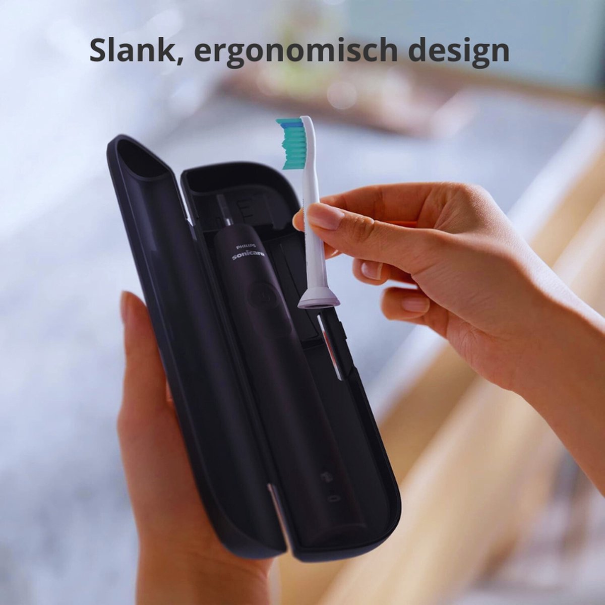 Philips Sonicare HX3675/15 Tandenborstel Dubbelpack Roze & Zwart