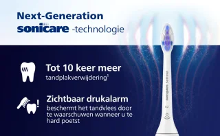 Philips Sonicare HX7400/06 Elektrische Tandenborstel Wit