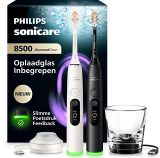 Philips Sonicare next-generation DiamondClean 8500 duo pack elektrische tandenborstels