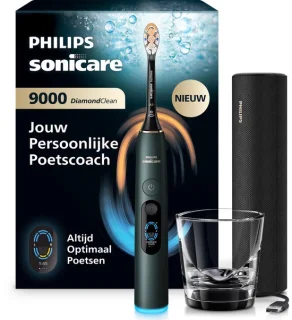 Philips Sonicare next-generation DiamondClean 9000 elektrische tandenborstel midnight green hx9213/84
