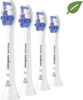Philips Sonicare Optimal Sensitive Opzetborstels HX6054/10, 4 stuks, wit