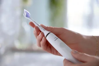 Philips Sonicare Optimal Sensitive Opzetborstels HX6054/10, 4 stuks, wit