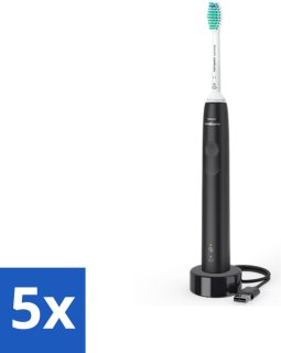 De Philips Sonicare Power Series 3100 HX3671/14 Elektrische tandenborstel Zwart in één oogopslag