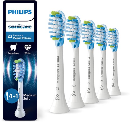 Philips Sonicare Premium Plaque Defence Opzetborstels HX9045/87 - 5 stuks