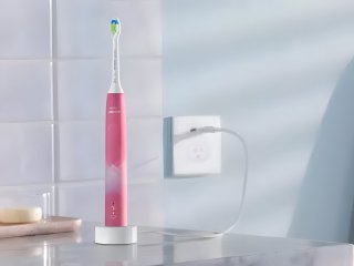 Wat vinden we goed aan de Philips Sonicare ProtectiveClean 4100 HX3689/41 - elektrische tandenborstel - Roze