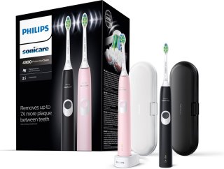 Philips Sonicare ProtectiveClean 4300 HX6800/35 elektrische tandenborstel roze zwart