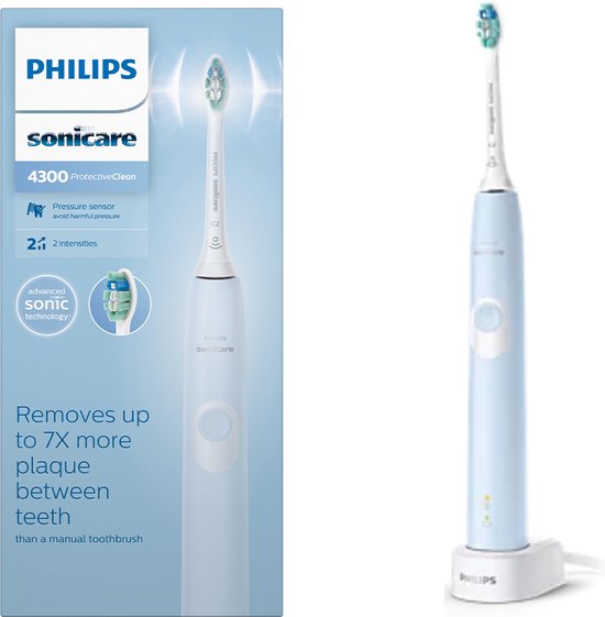 Philips Sonicare ProtectiveClean 4300 HX6803/04 lichtblauw