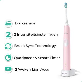 Philips Sonicare ProtectiveClean 4300 HX6806/04 Roze