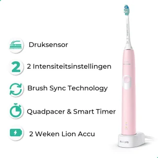Philips Sonicare ProtectiveClean 4300 HX6806/04 Roze