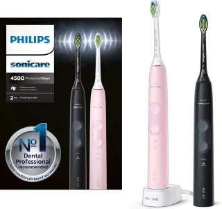 Philips Sonicare ProtectiveClean 4500 HX6830/35 Elektrische Tandenborstel Roze/Zwart