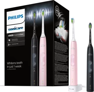 Philips Sonicare ProtectiveClean 4500 HX6830/35 Elektrische Tandenborstel Roze/Zwart