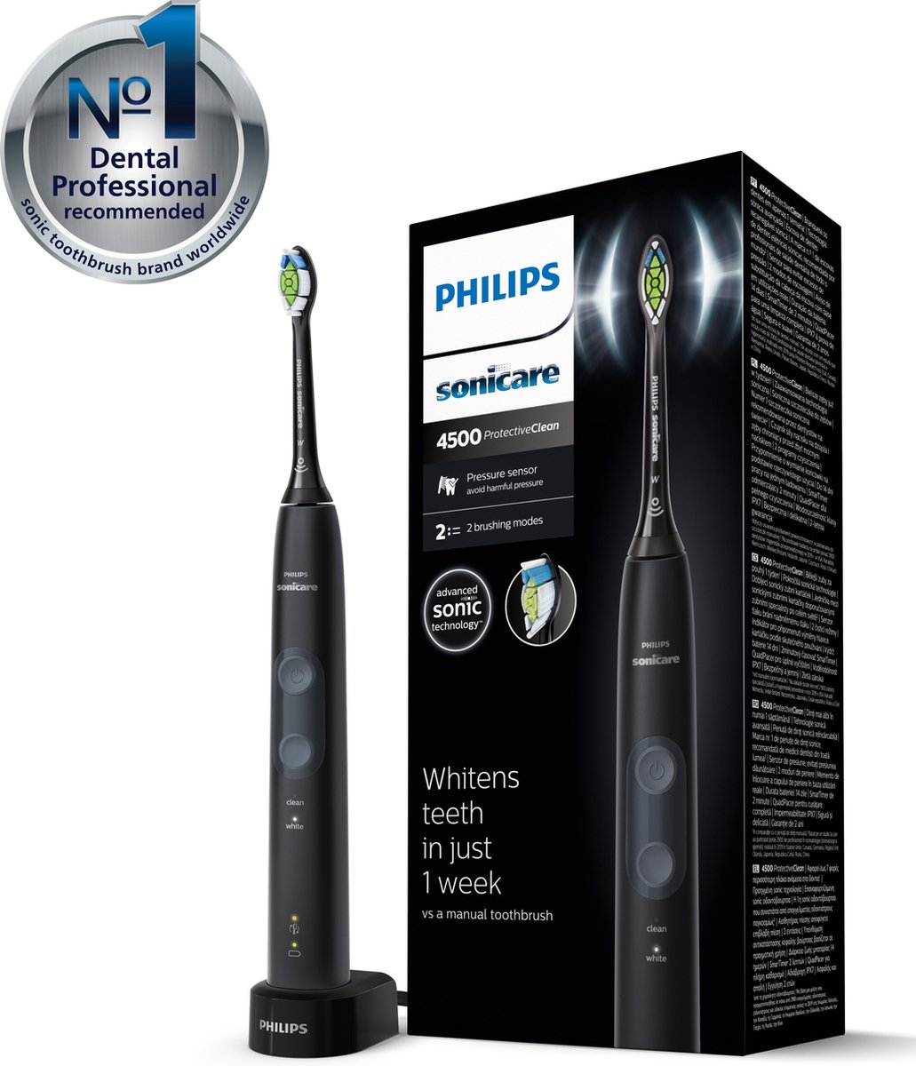 Wat vinden we goed aan de Philips Sonicare ProtectiveClean 4500 HX6830/44 elektrische tandenborstel
