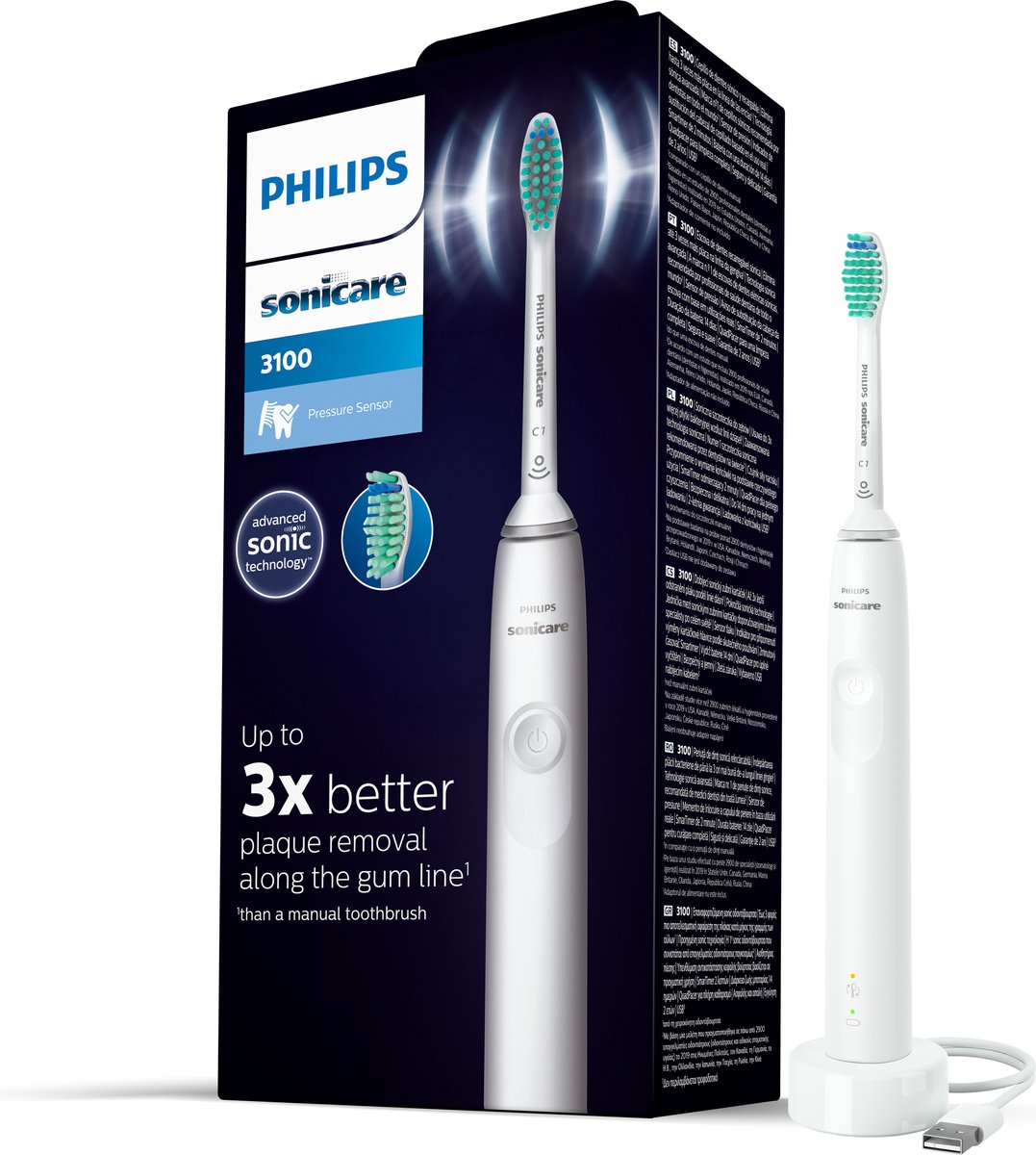 Wat vinden we goed aan de Philips Sonicare Series 3100 HX3671/13 elektrische tandenborstel wit
