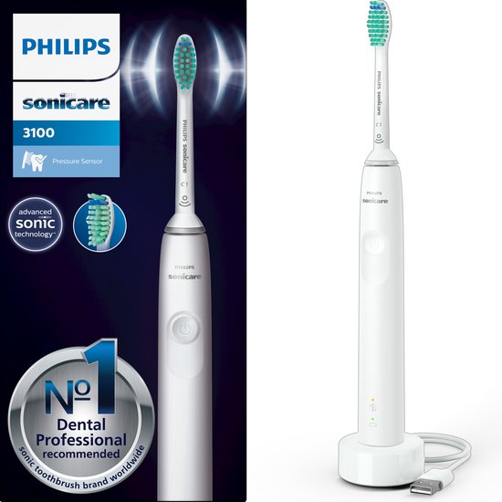 Philips Sonicare Series 3100 HX3671/13 elektrische tandenborstel wit