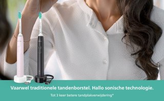 Philips Sonicare Series 3100 HX3675/15 Duopack Zwart & Roze