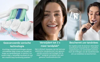 Philips Sonicare Series 3100 HX3675/15 Duopack Zwart & Roze