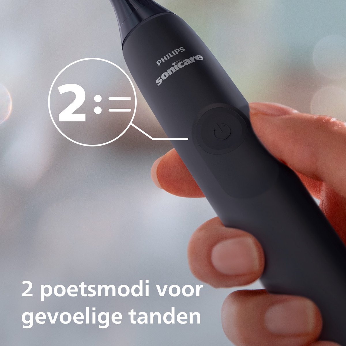 Philips Sonicare Series 4100 HX3681/54 Zwarte Elektrische Tandenborstel