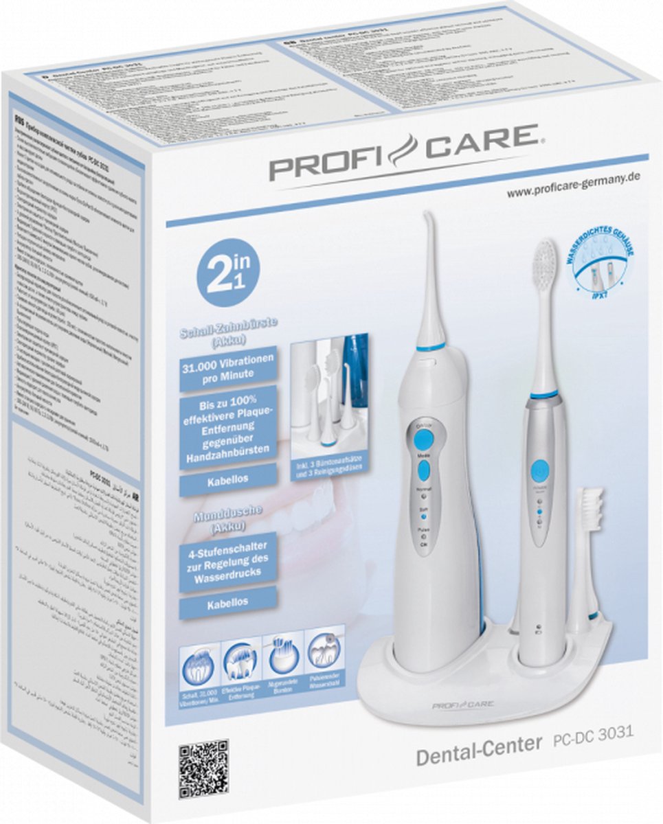 ProfiCare PC DC 3031 Sonische Tandenborstel en Monddouche