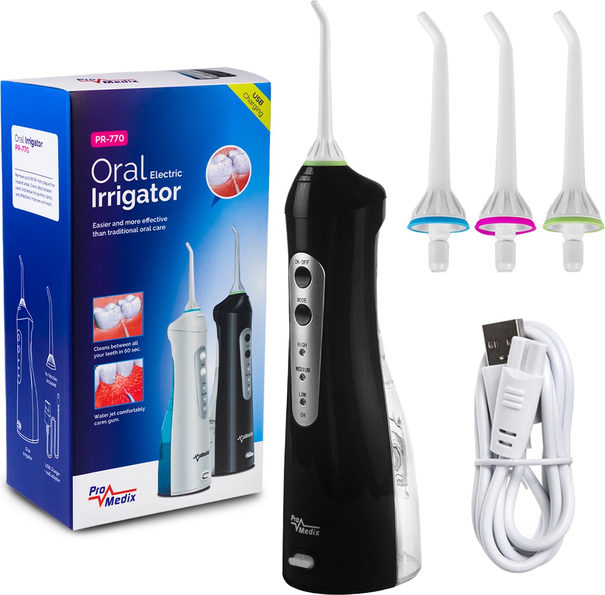 Promedix PR-770 draadloze waterflosser