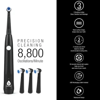 Pursonic Tandenborstel Zwart
