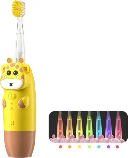 Rayofi elektrische kindertandenborstel sonisch geel