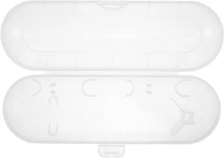 Reisetui elektrische tandenborstel transparant 21x7x3.5 cm