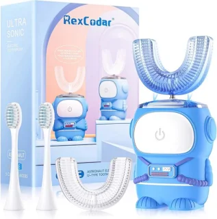 RexCodar U-vormige elektrische tandenborstel voor kinderen