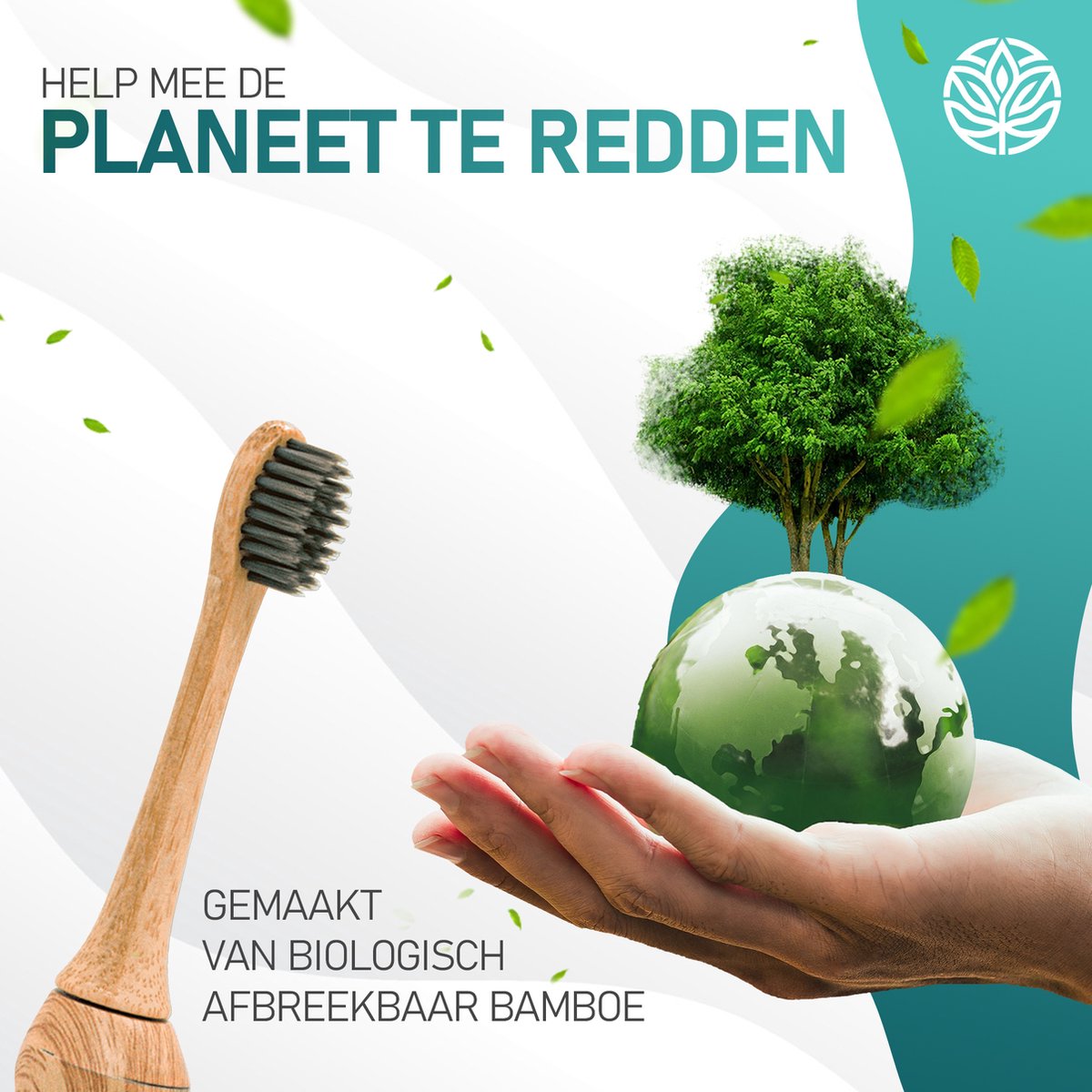 Sanitos Bamboe Elektrische Tandenborstel