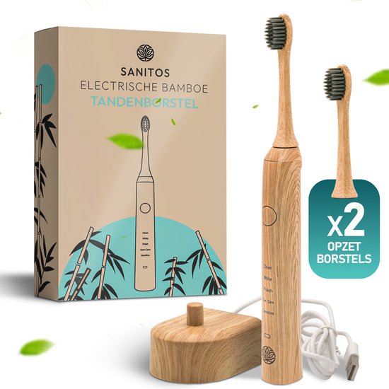 Sanitos Bamboe Elektrische Tandenborstel