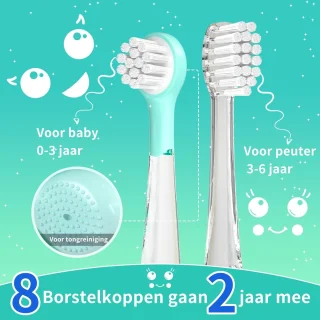 SEAGO Elektrische Tandenborstel voor Kinderen - Blauw