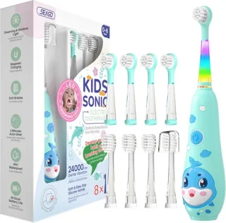 SEAGO Elektrische Tandenborstel voor Kinderen - Blauw