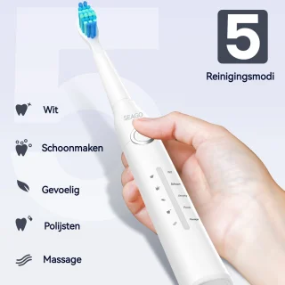 SEAGO Elektrische Tandenborstel Wit