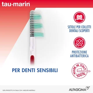 Sensitive Tandenborstel - Mondverzorging - Effectieve Reiniging - Antibacteriële Borstelharen - 1 Stuk - Wit