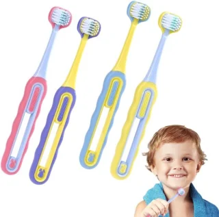 Sensorische tandenborstels 4 stuks multicolor