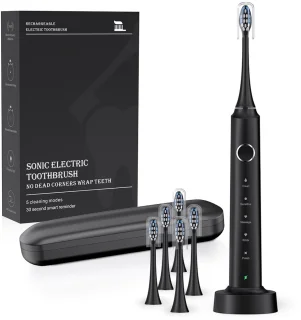 De Set elektrische tandenborstels - Zwart in één oogopslag
