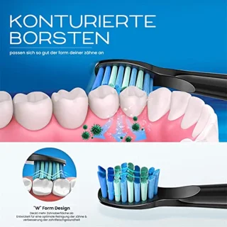 Set van 10 vervangende borstels voor elektrische tandenborstels