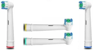 Set van 4 elektrische tandenborstelkoppen