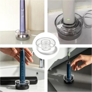 ShopVlot oplaadstation cover - transparante vervangkap voor elektrische tandenborstel