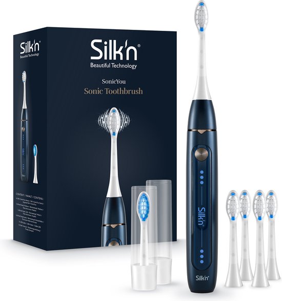 Silk'n SonicYou Elektrische Tandenborstel Geschenkset Donkerblauw
