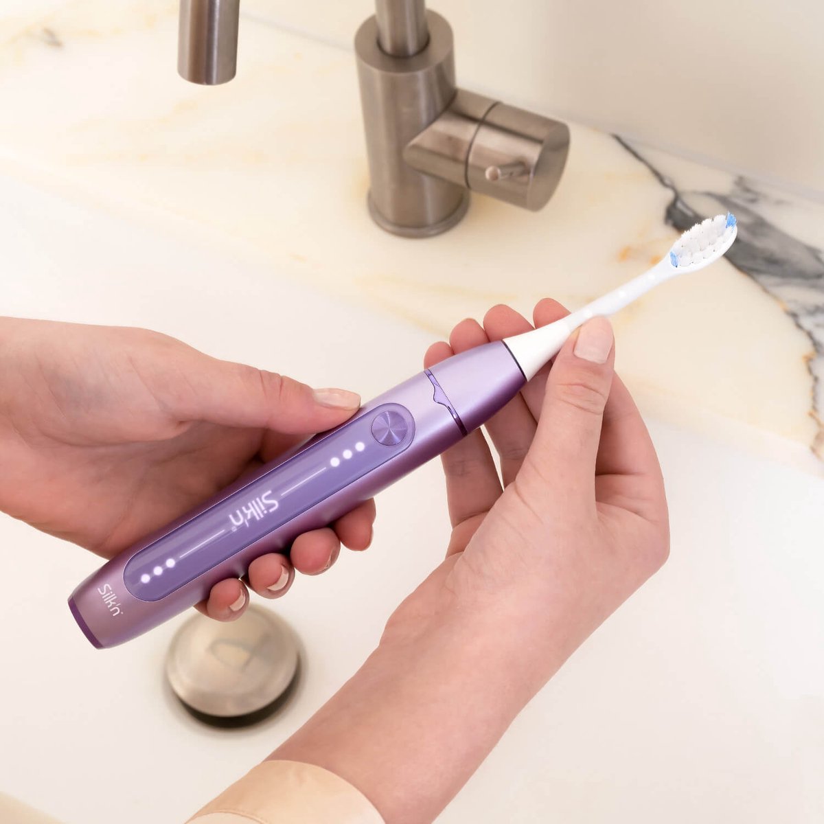 Silk'n SonicYou Elektrische Tandenborstel Geschenkset Lila