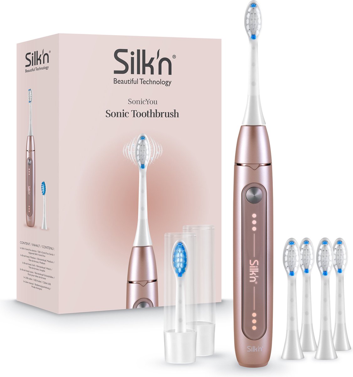Silk'n SonicYou Elektrische Tandenborstel Geschenkset Roze