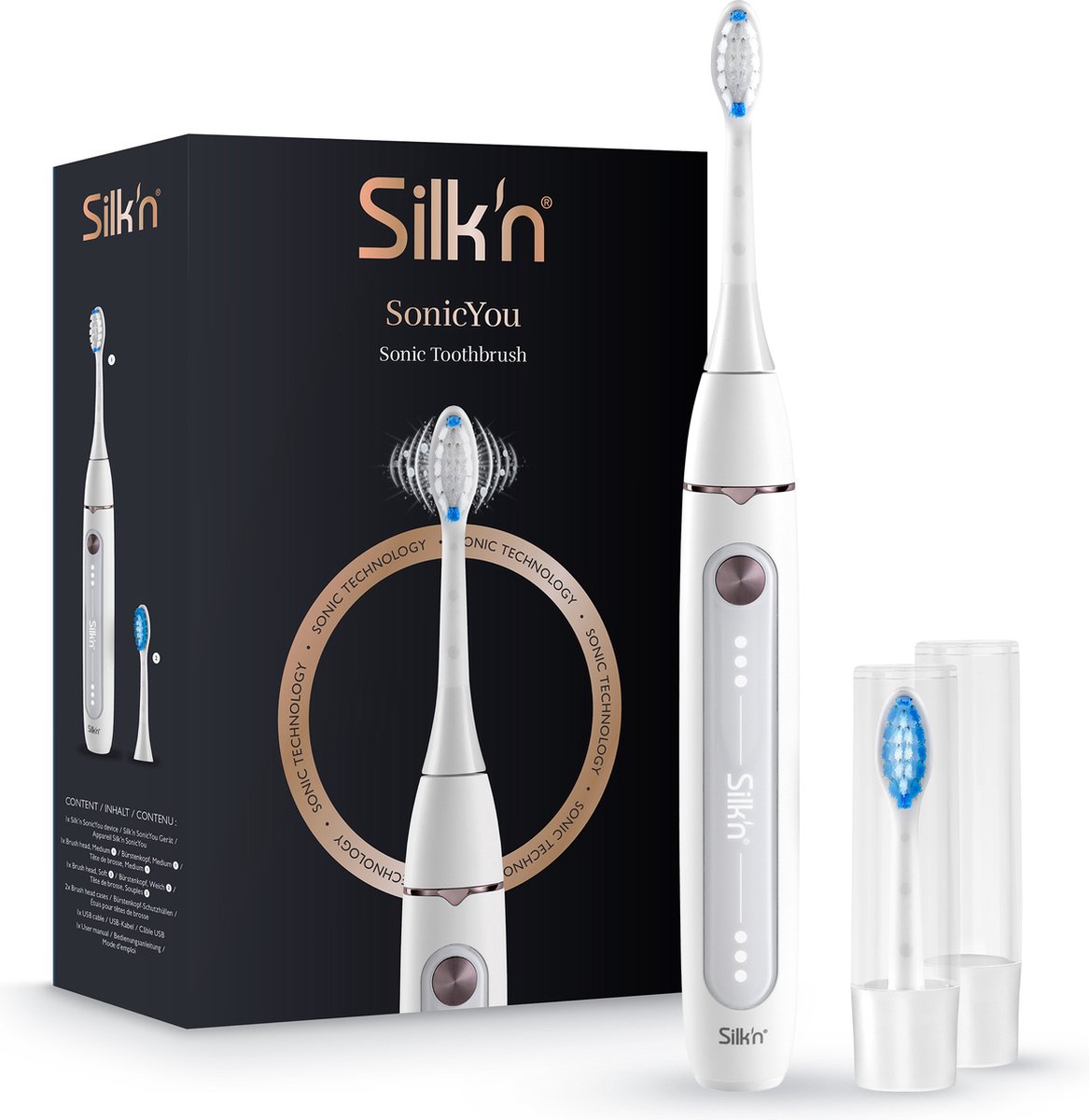Silk'n SonicYou Elektrische Tandenborstel Geschenkset Wit