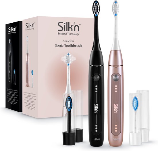 Silk'n SonicYou Elektrische Tandenborstels 2-pack Roze & Zwart