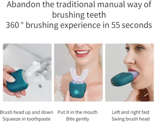 Smart Brush U-Vormige Elektrische Tandenborstel