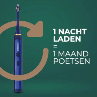 Smoovv Sense Elektrische Sonische Tandenborstel Blauw