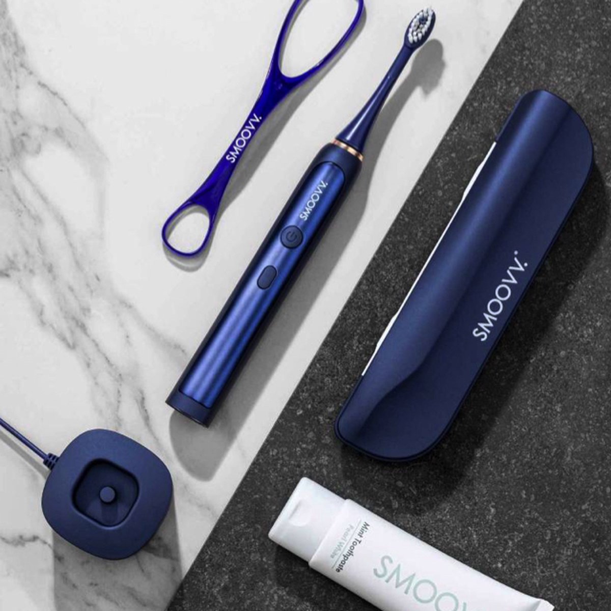 Smoovv Sense Elektrische Sonische Tandenborstel Blauw