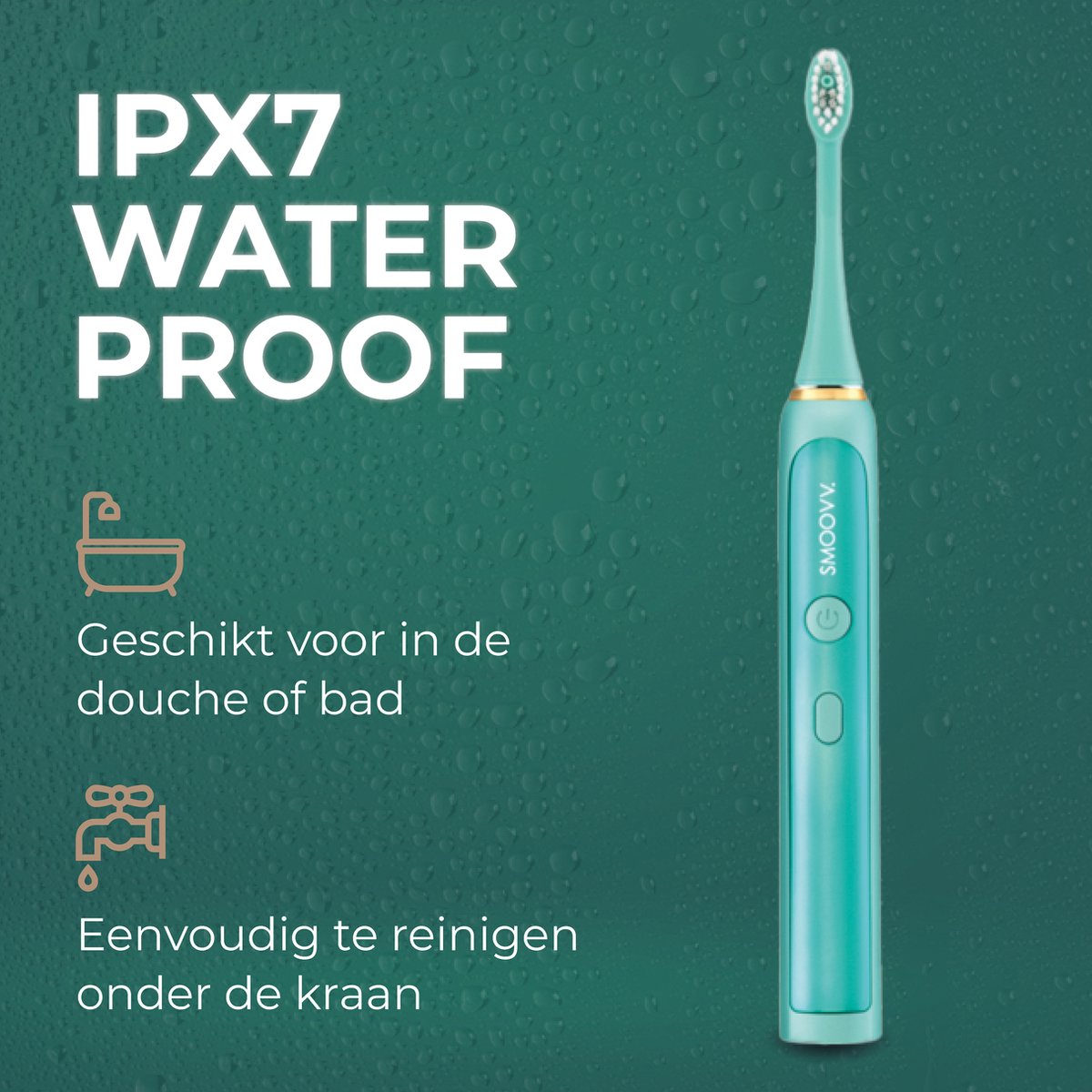 Smoovv Sense Elektrische Sonische Tandenborstel Groen