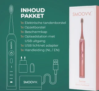 Smoovv Sense Elektrische Tandenborstel Roze