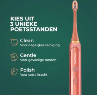 Smoovv Sense Elektrische Tandenborstel Roze